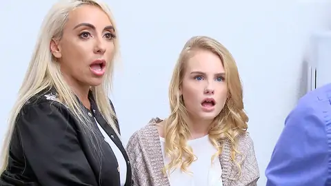 COUGAR is seeing while her stepdaughter is bellowing