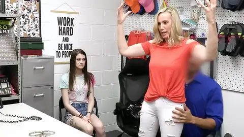 The police officer wants to have an FFM three way